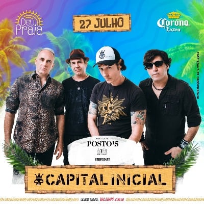 Imagem do evento Deu Praia - Capital Inicial