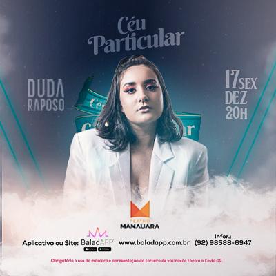 Imagem do evento Show Céu Particular - Duda Raposo