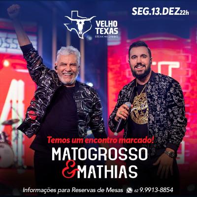 Imagem do evento Matogrosso e Mathias