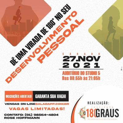 Imagem do evento Dê uma virada de 180 graus no seu desenvolvimento pessoal