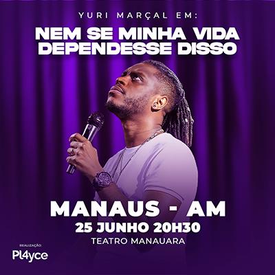 Imagem do evento Yuri Marçal (Nem se minha vida dependesse disso)