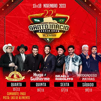 Imagem do evento 22° Santo Inácio Rodeio Show e 15ª Feira Agroindustrial de Santo Inácio
