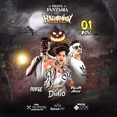Imagem do evento Festa a Fantasia - Tema - Halloween Party