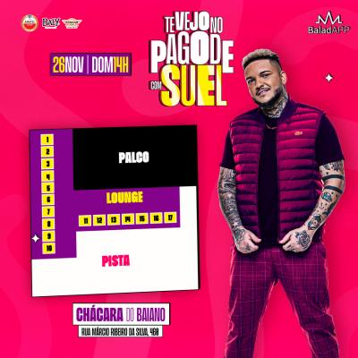 Imagem do evento TE VEJO NO PAGODE COM SUEL