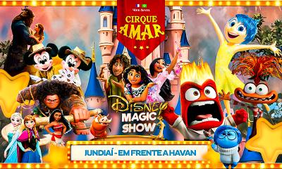 DISNEY MAGIC SHOW + ESPETÁCULO DO CIRQUE AMAR | SÁBADO | BaladAPP