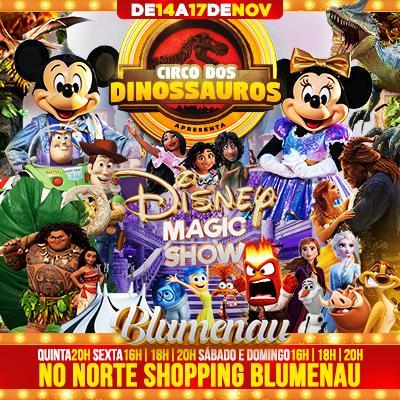 Imagem do evento Circo Dos Dinossauros Apresenta: Disney Magic Show | 17.11 Domingo