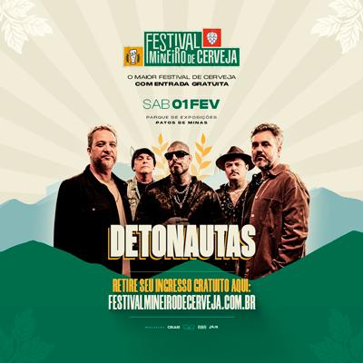 Festival Mineiro de Cerveja - Detonautas em Patos de Minas