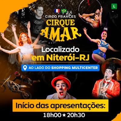 Imagem do evento 04.03 | TERÇA-FEIRA | CIRQUE AMAR ESPETÁCULO COMPLETO