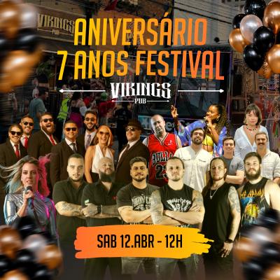 Imagem do evento Aniversário 7 Anos Vikings Pub - Festival