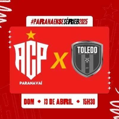 Imagem do evento AC PARANAVAÍ X TOLEDO ESPORTE CLUBE