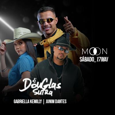 Imagem do evento Moon Apresenta: Douglas Sutra + Gabriella Kemilly + Junim Dantes