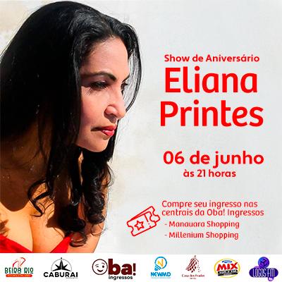 Imagem do evento Show de Aniversário Eliana Printes