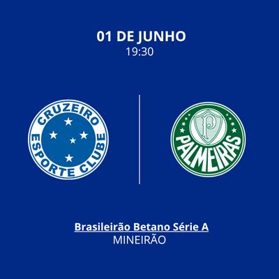 Imagem do evento CRUZEIRO x PALMEIRAS | VISITANTE