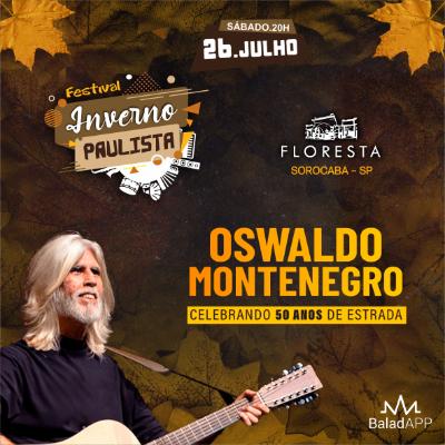 Festival Inverno Paulista | Oswaldo Montenegro em Sorocaba