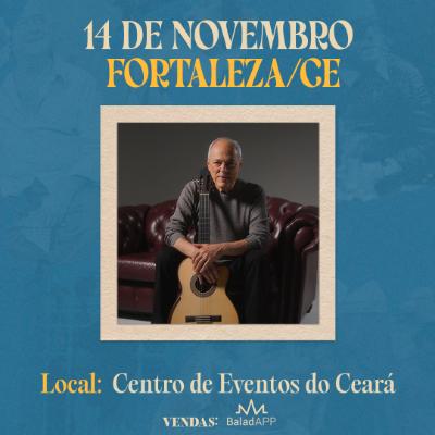 Imagem do evento Toquinho em Fortaleza - Só Tenho Tempo Para Ser Feliz - 60 Anos de Música