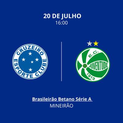 Imagem do evento CRUZEIRO x JUVENTUDE | VISITANTE