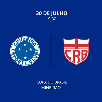 Imagem do evento CRUZEIRO x CRB | TIME VISITANTE