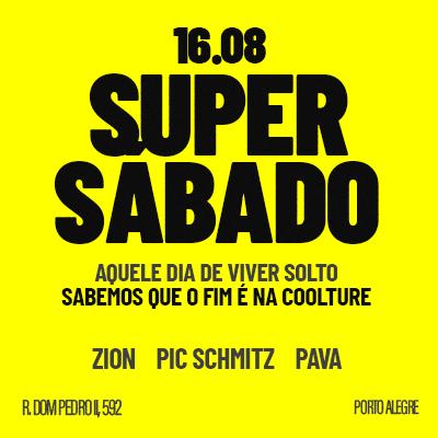 Imagem do evento COOLTURE | SUPER SÁBADO | 16.08