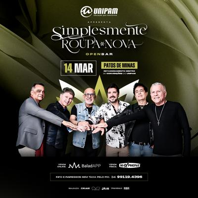 Simplesmente Roupa Nova em Patos de Minas