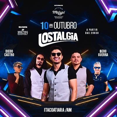 Imagem do evento Show Banda Lostalgia | Berg Guerra | Diego Castro