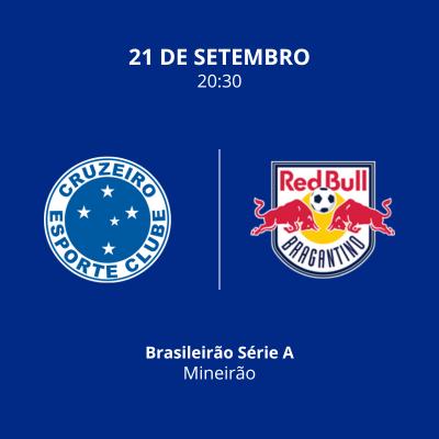 Imagem do evento CRUZEIRO X RED BULL BRAGANTINO | TIME VISITANTE