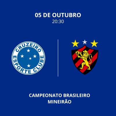 Imagem do evento CRUZEIRO x SPORT RECIFE | TIME VISITANTE