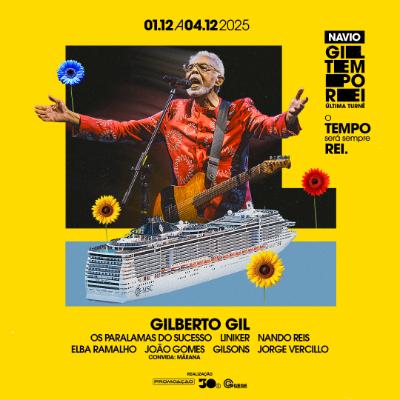 Navio Tempo Rei - Gilberto Gil em Santos