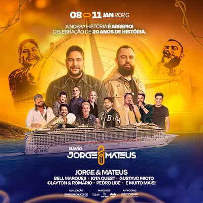 Navio Jorge & Matheus em Santos