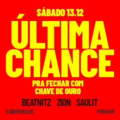 Imagem do evento COOLTURE | ÚLTIMA CHANCE | SÁBADO 13/12