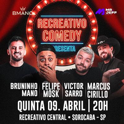 Imagem do evento RECREATIVO COMEDY - Festival de Humor