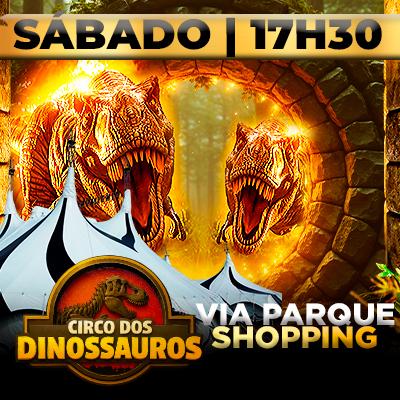 Imagem do evento 03.01 SÁBADO 17h30 | CIRCO DOS DINOSSAUROS