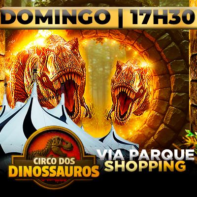 Imagem do evento 04.01 DOMINGO 17h30 | CIRCO DOS DINOSSAUROS