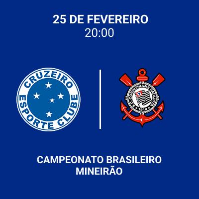 Imagem do evento Cruzeiro X Corinthians | Time Visitante