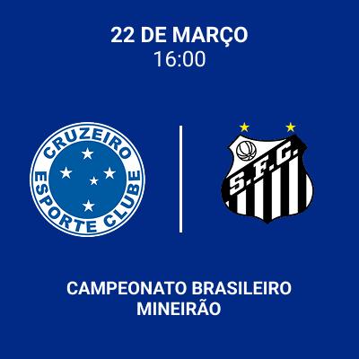 Imagem do evento Cruzeiro X Santos | Time Visitante
