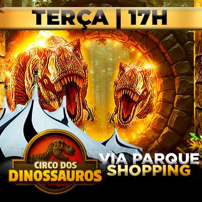 Imagem do evento 20.01 TERÇA 17h00 | CIRCO DOS DINOSSAUROS