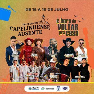 Festa do Capelinhense Ausente 2026 - Maiara e Maraisa + Deu Samba em Capelinha