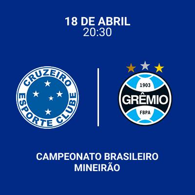 Imagem do evento Cruzeiro X Grêmio | Time Visitante