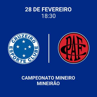 Imagem do evento Cruzeiro X Pouso Alegre | Time Visitante
