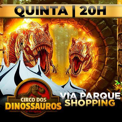 Imagem do evento 12.03 QUINTA 20h00 | CIRCO DOS DINOSSAUROS