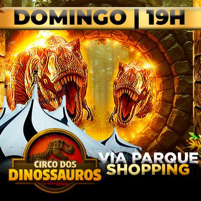 Imagem do evento 15.03 DOMINGO 19h00 | CIRCO DOS DINOSSAUROS