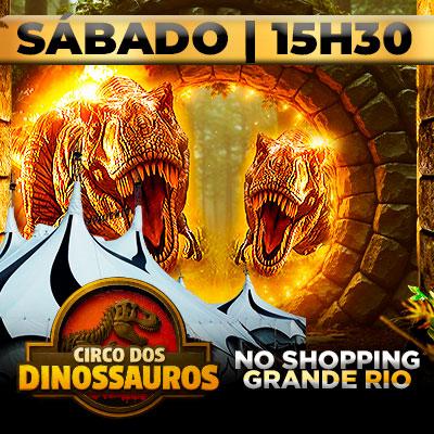 Imagem do evento 28.03 SÁBADO 15h30 | CIRCO DOS DINOSSAUROS