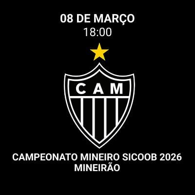 Imagem do evento ATLÉTICO | Final Campeonato Mineiro Sicoob 2026