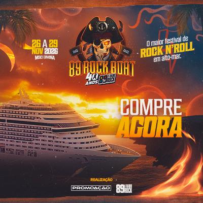 89 Rock Boat em Santos