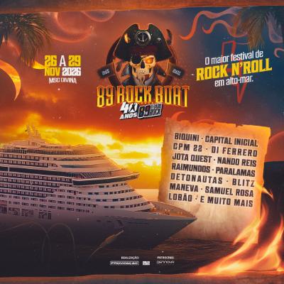 Imagem do evento 89 Rock Boat