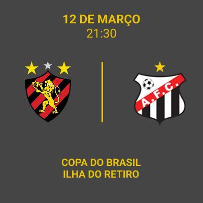 Imagem do evento Sport x Anápolis | Copa Do Brasil - Time  Visitante