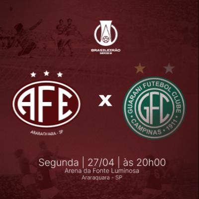 Imagem do evento Ferroviária X Guarani