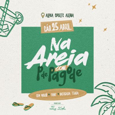 Imagem do evento Na Areia com P de Pagode