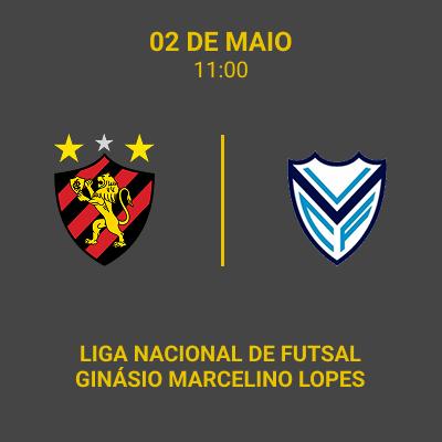 Imagem do evento SPORT x VELEZ CAMAQUÃ | TIME VISITANTE