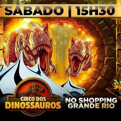 Imagem do evento 09.05 SÁBADO 15h30 | CIRCO DOS DINOSSAUROS