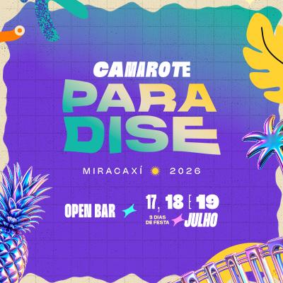 Imagem do evento CAMAROTE PARADISE 2026